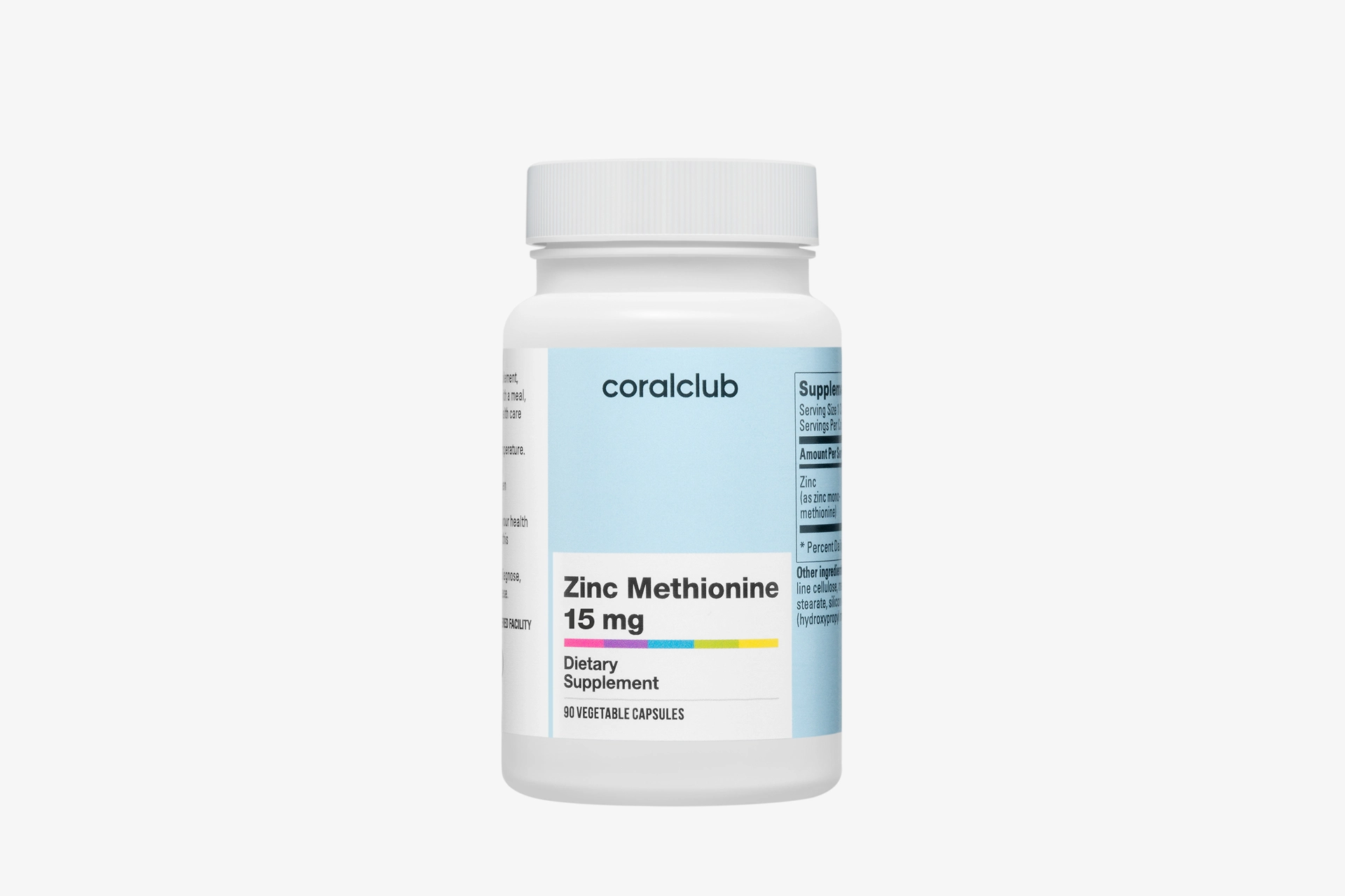Zinc Methionine 15 mg Çinko İçeren Takviye Edici Gıda